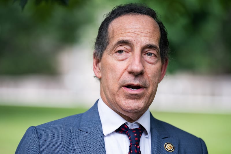 Rep. Jamie Raskin, D-Md. at Spirit of Justice Park on Wednesday, July 9, 2025.