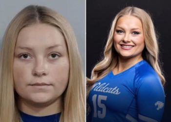 University of Kentucky cheerleader, 21, arrested after infant she gave birth to found dead ‘inside of a black trash bag’ in closet