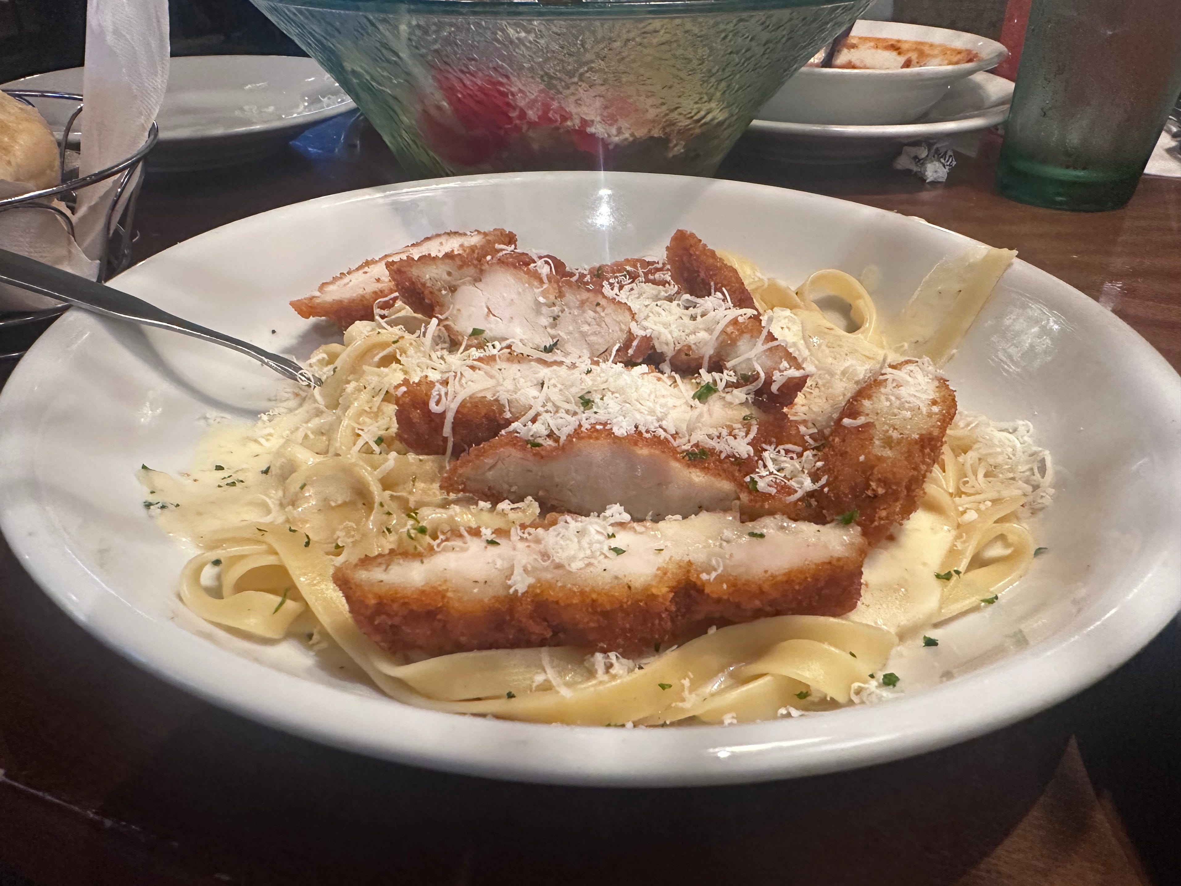 Olive Garden Fettuccine Alfredo pasta