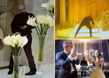 Wedding crasher steals $100K in gifts from newlyweds’ reception: Video
