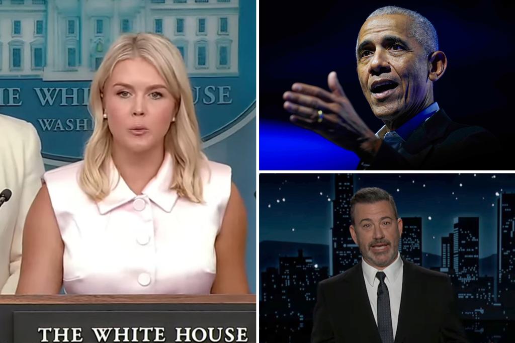 White House rips Barack Obama for suggesting Trump had a hand in Jimmy Kimmel’s show being yanked