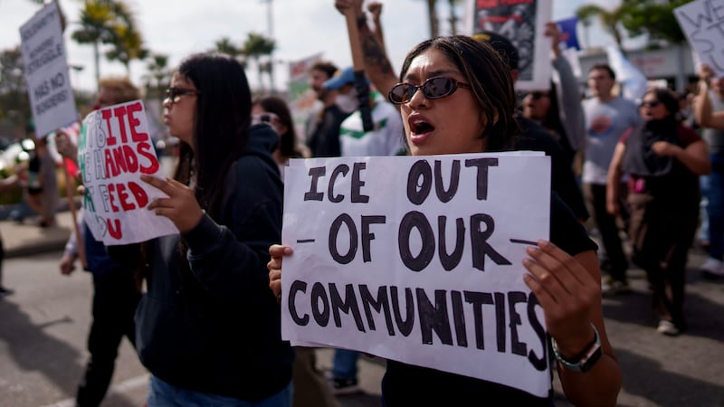 ICE protest
