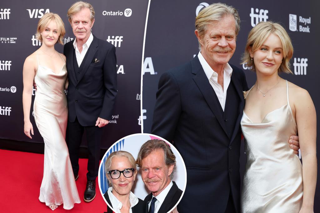 William H. Macy and Felicity Huffman’s youngest daughter, Georgia, makes rare red carpet appearance at TIFF 2025
