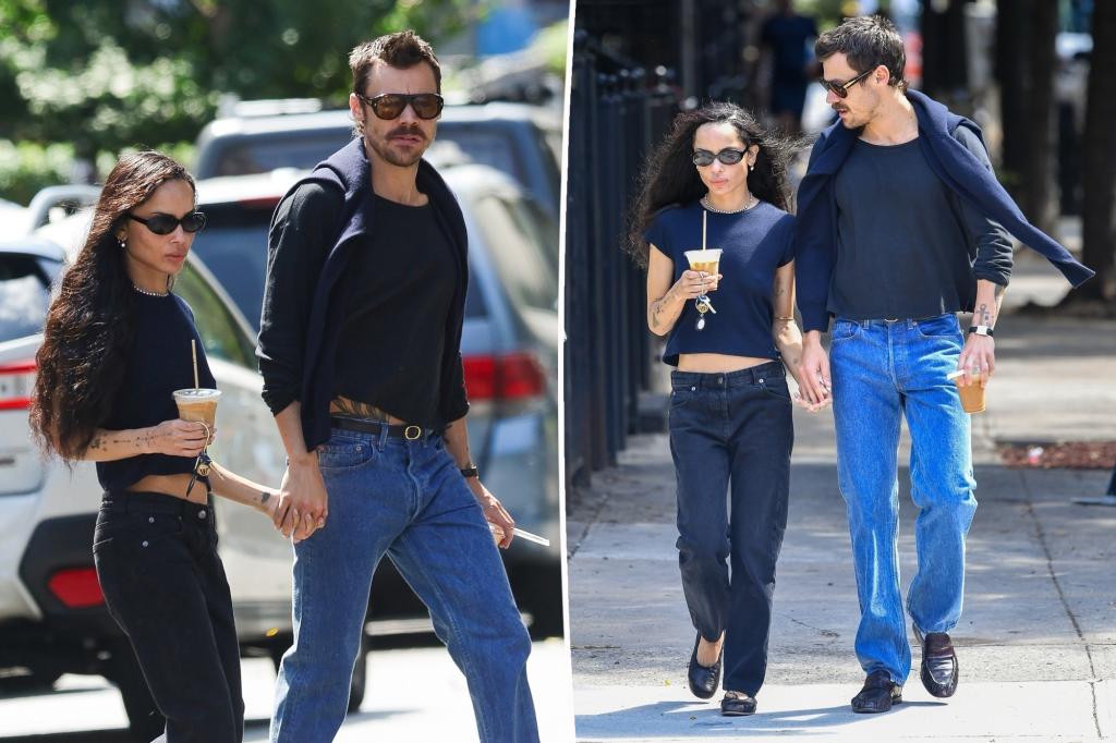 Zoë Kravitz and Harry Styles show off their couple style in NYC