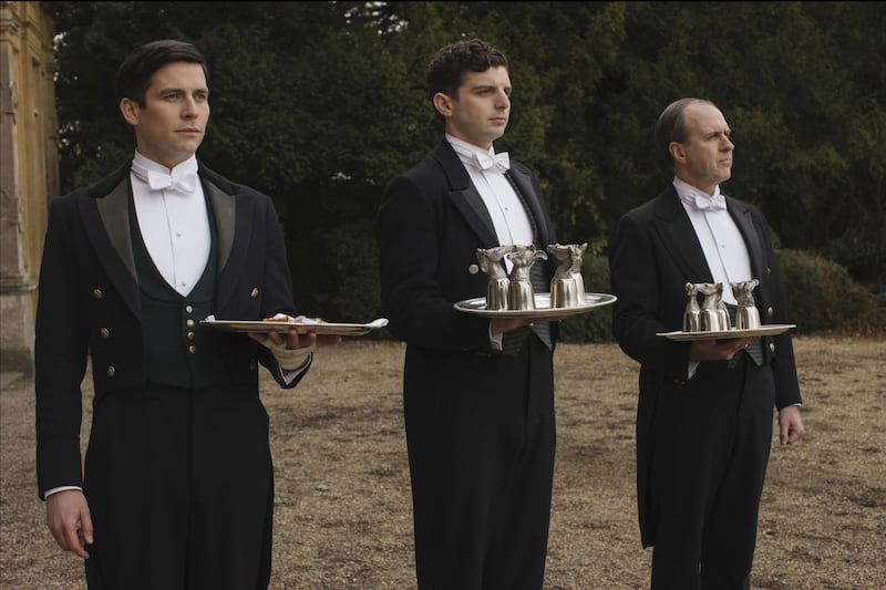 Robert James-Collier, Michael Fox and Kevin Doyle