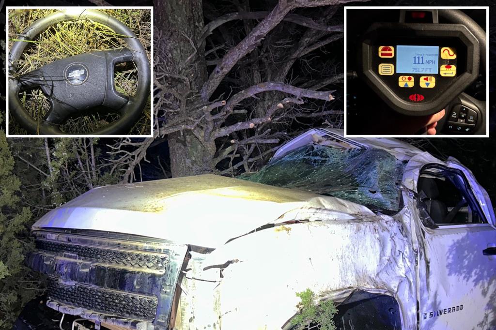 Drunken 13-year-old accused of crashing, flipping ‘stolen’ car during high-speed wrong-way joyride: cops