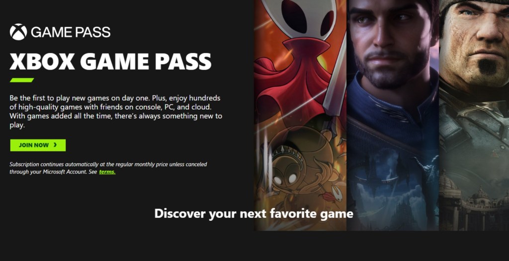 Xbox Game Pass Artwork