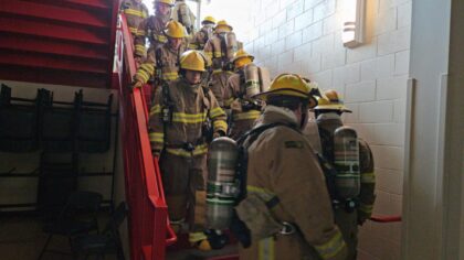 Valley high school students learn to fight fires with chance to work in their hometown