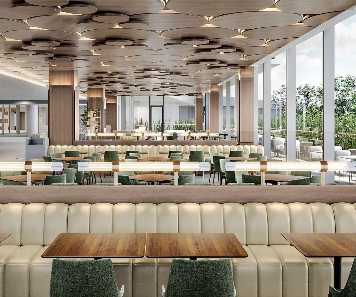 Dining Room at Goldman Sachs Dallas Campus