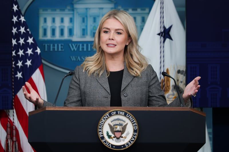 White House Press Secretary Karoline Leavitt snapped during her press briefing when asked if it was appropriate for Jared Kushner to be involved in government negotiations while also taking billions from countries in the Middle East for his private business.