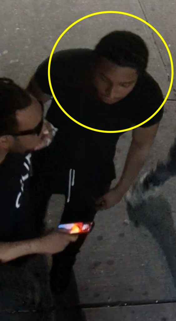 Suspect Elijah Roy at the scene of the mass shooting.