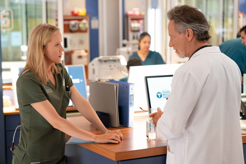 ‘Chicago Med’s Steven Weber Talks Baby Daddy Drama As Show Boss Reveals If Asher Will Welcome Baby In Season 11