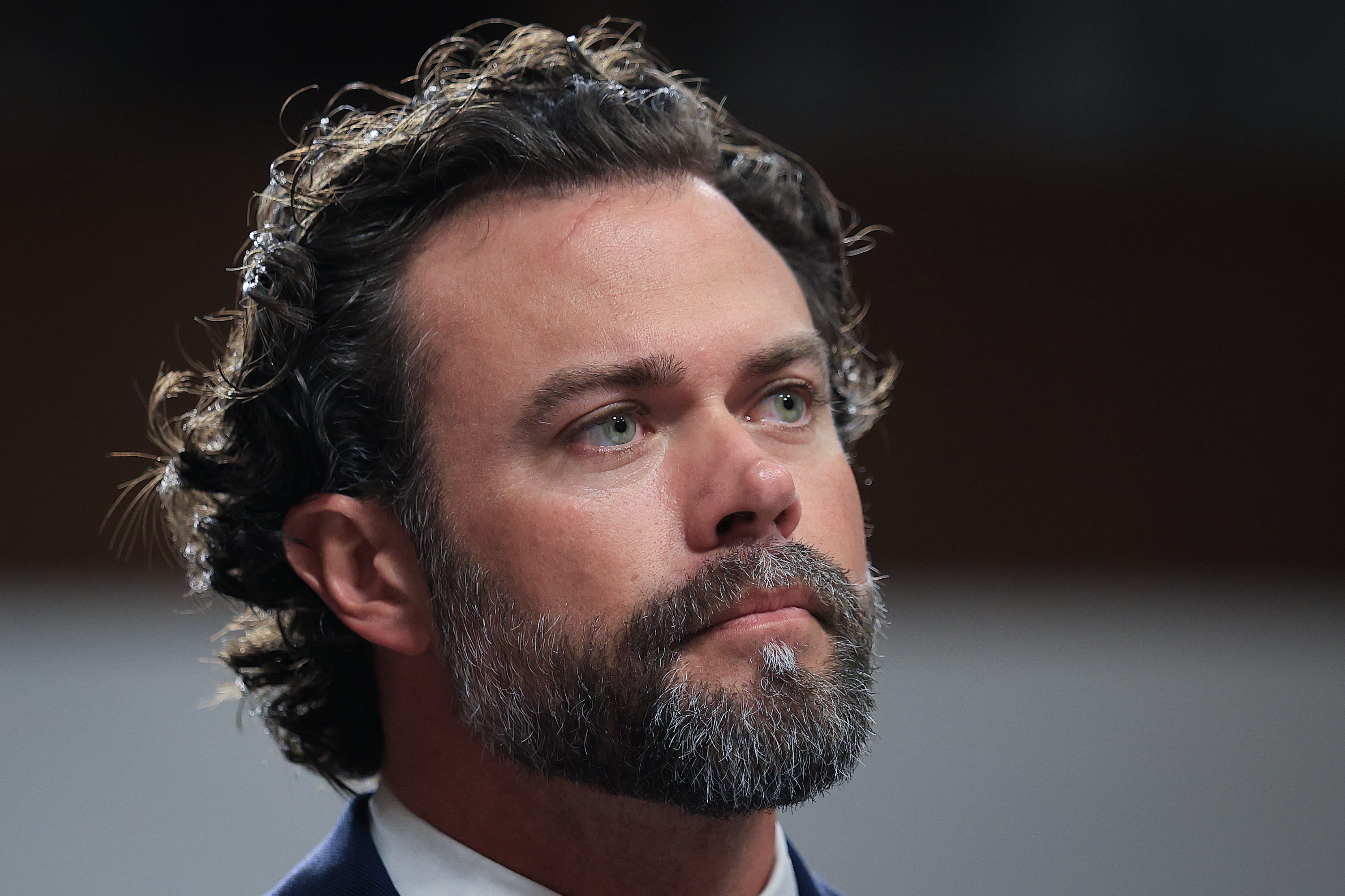 Matthew Lohmeier testifies before the Senate Armed Services Committee on Capitol Hill May 1, 2025.