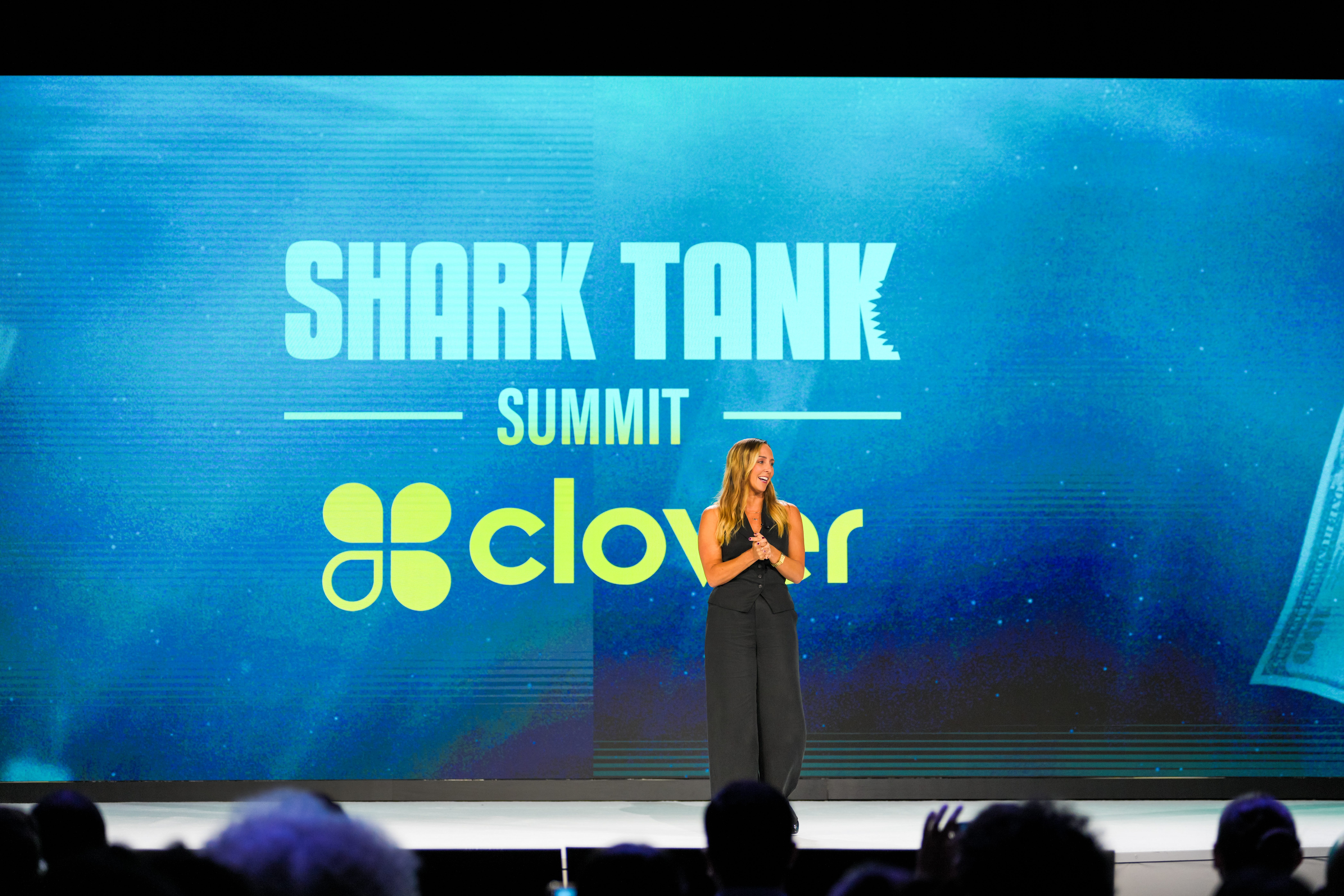 Shark Tank casting director Mindy Zemrak at the Clover x Shark Tank Summit at The Venetian in Las Vegas on Monday.