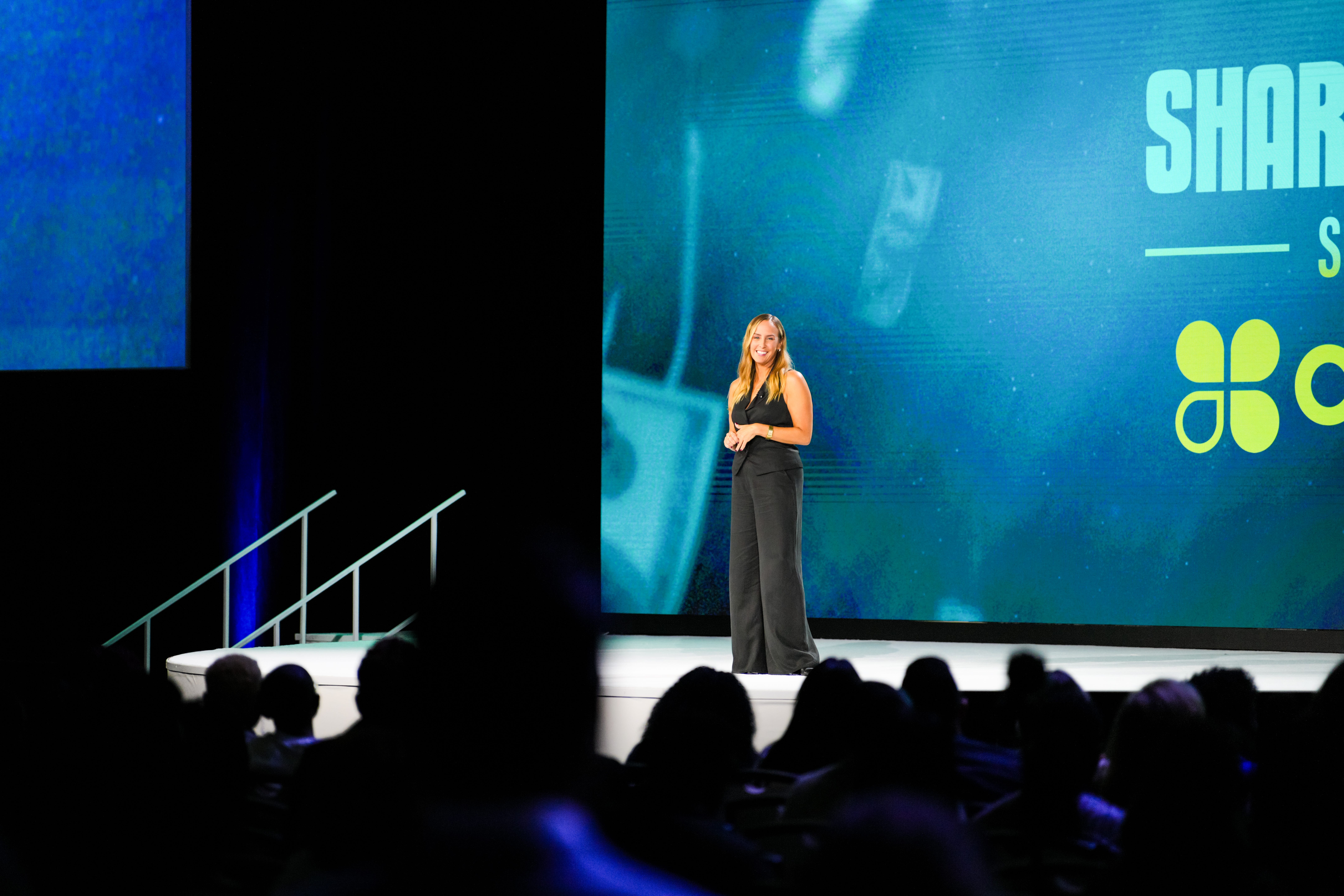 Shark Tank casting director Mindy Zemrak at the Clover x Shark Tank Summit at The Venetian in Las Vegas on Monday.