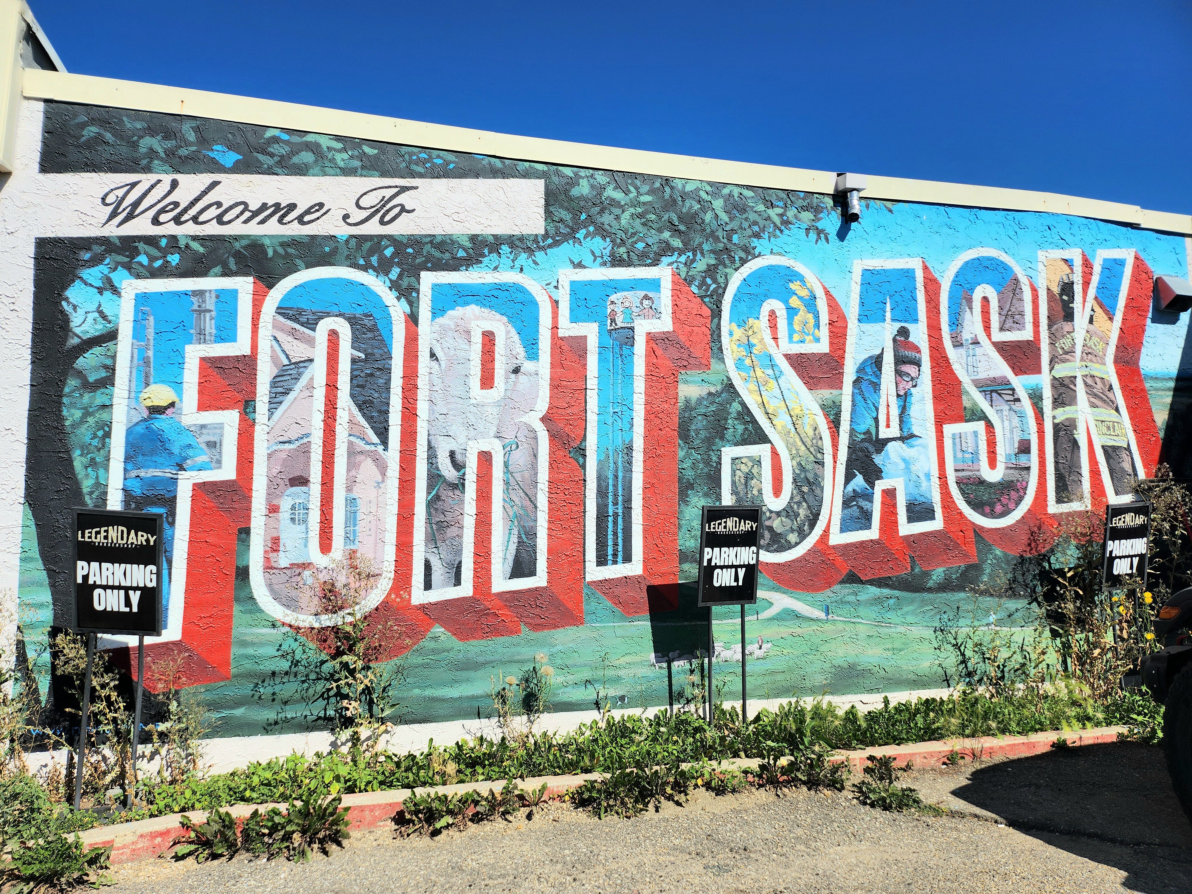 Fort Sask mural
