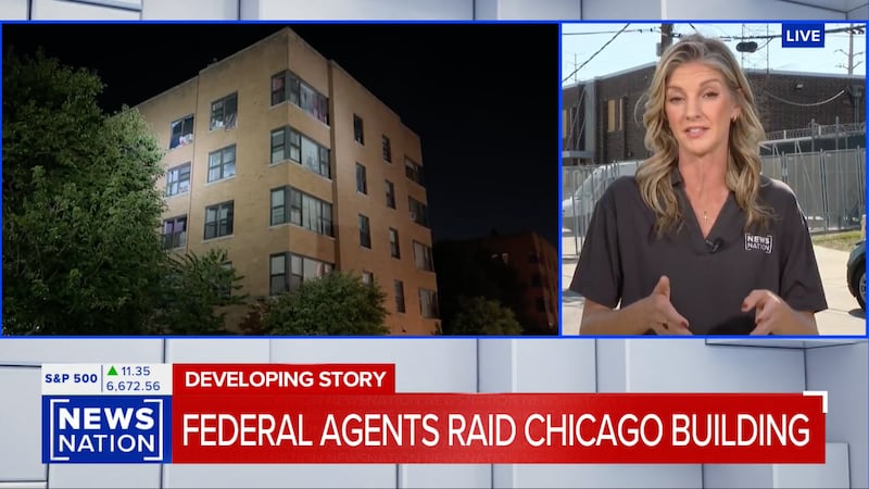 The raid was conducted on a five-story apartment building on the South Side of Chicago.