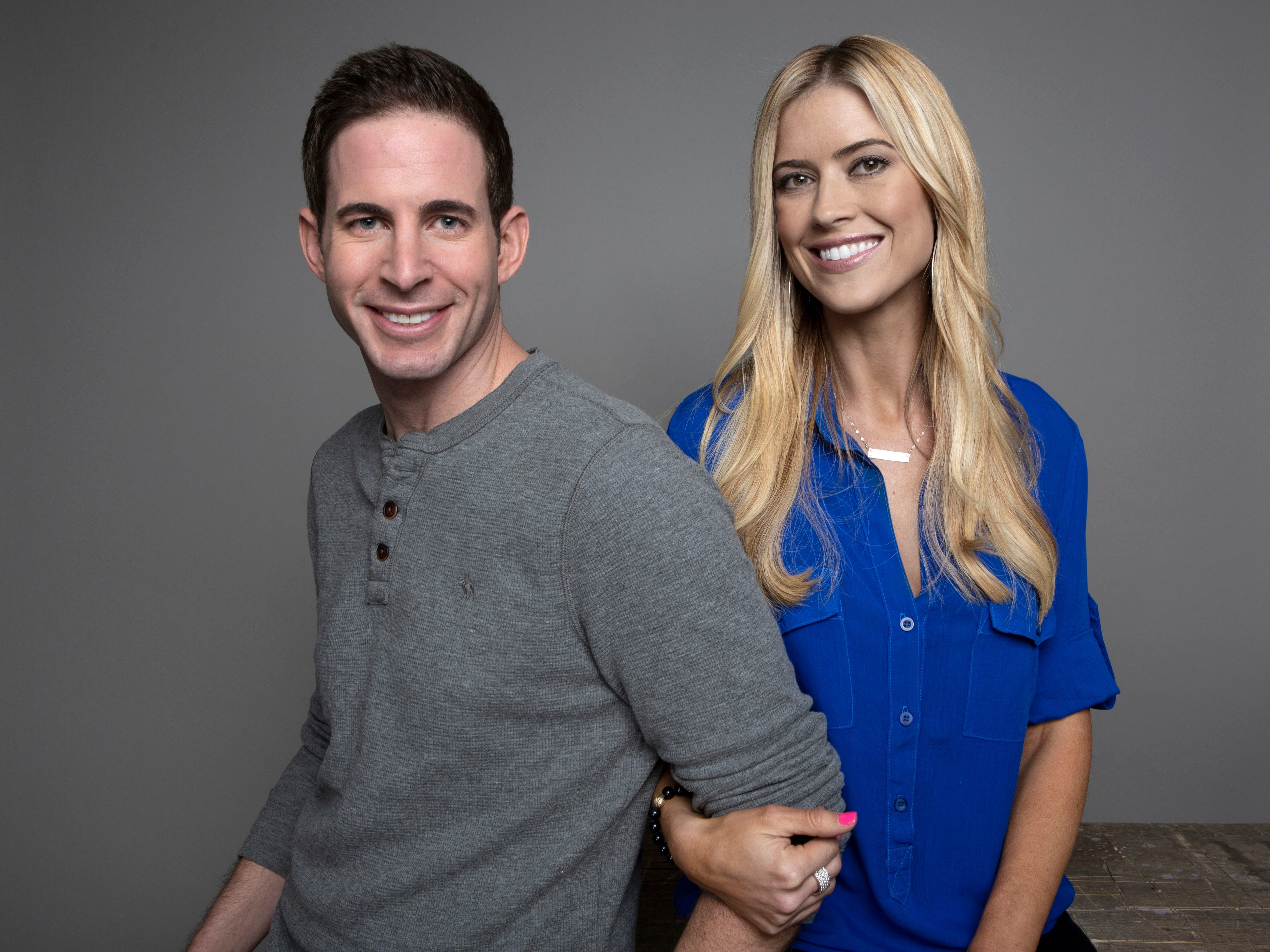 Christina Haack and Tarek El Moussa in 2017.