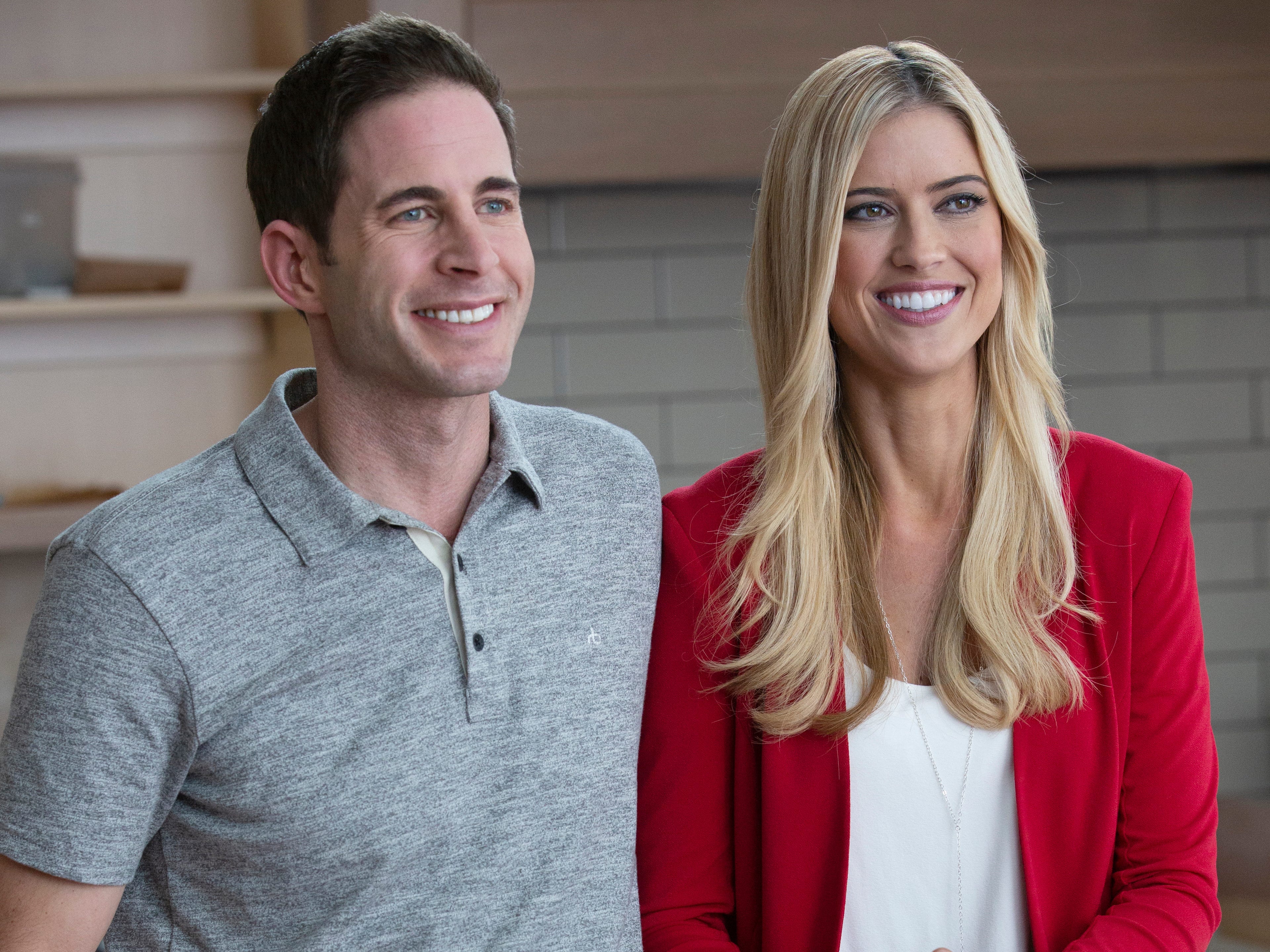 Christina Haack and Tarek El Moussa in 2017.