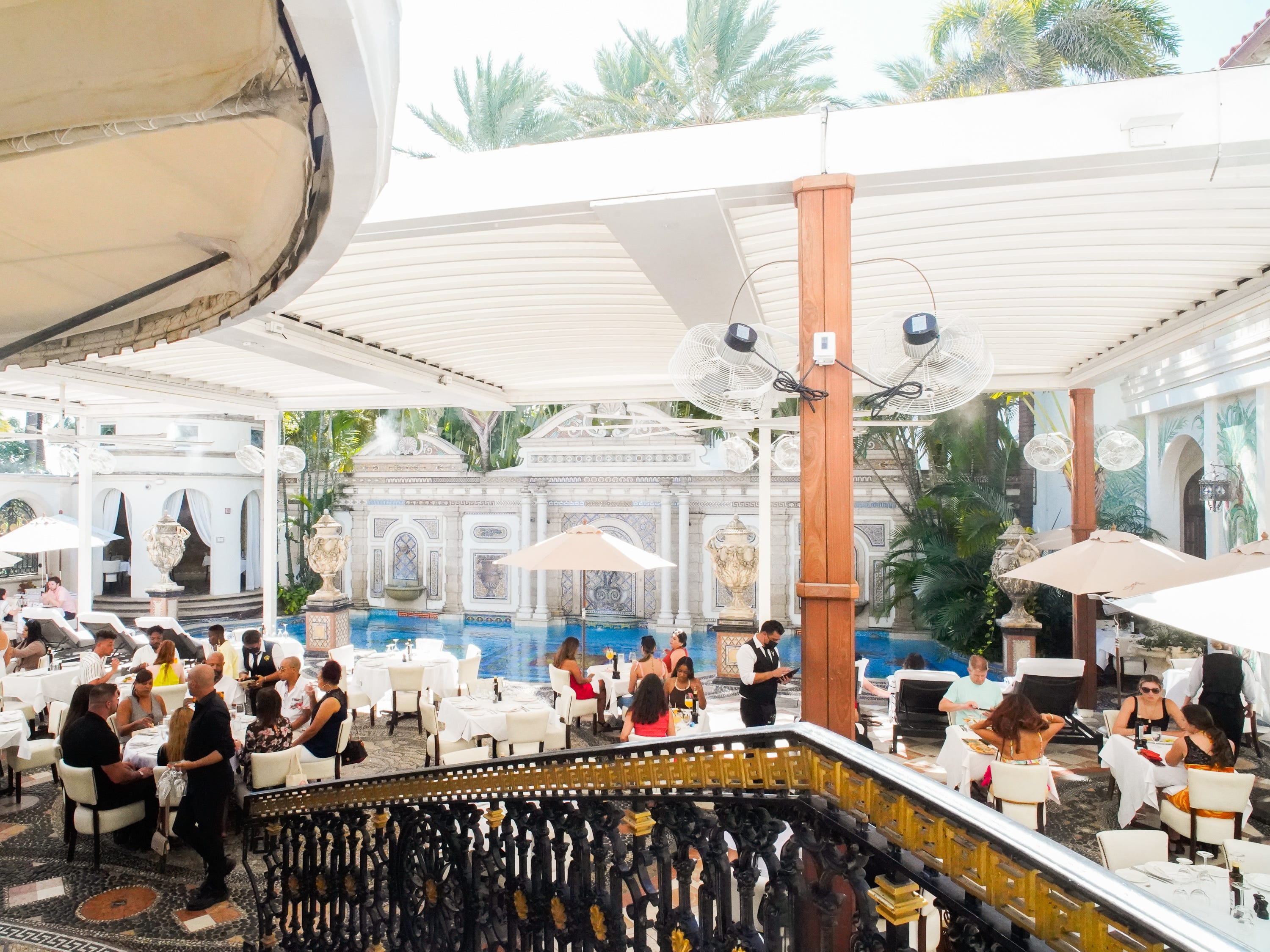 Gianni's restaurant outside the former versace mansion