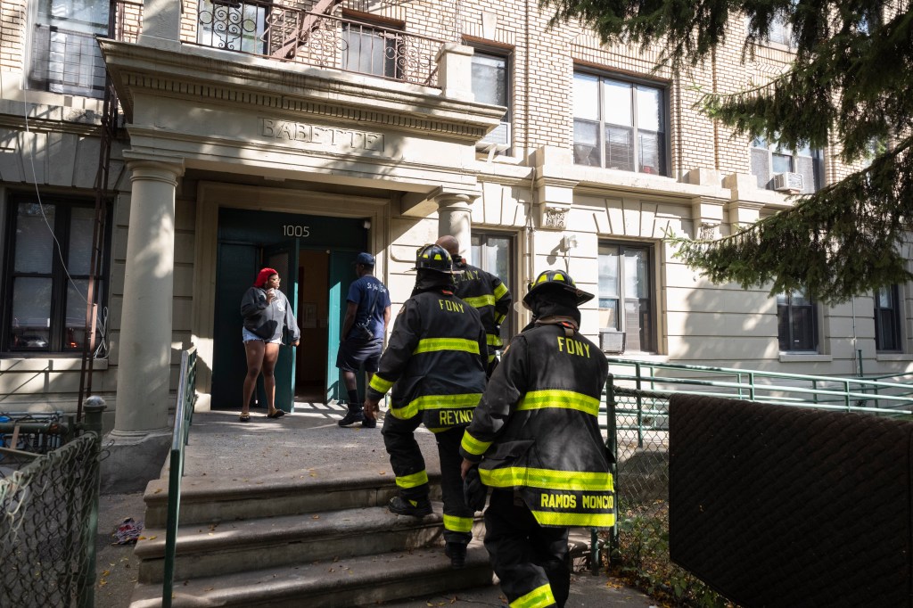 The blaze erupted around 1:30 a.m. inside the building on Eastern Parkway near Troy Avenue in Crown Heights, leaving the women – 24 and 26 – suffering from smoke inhalation and listed in critical condition, according to the FDNY and NYPD. 