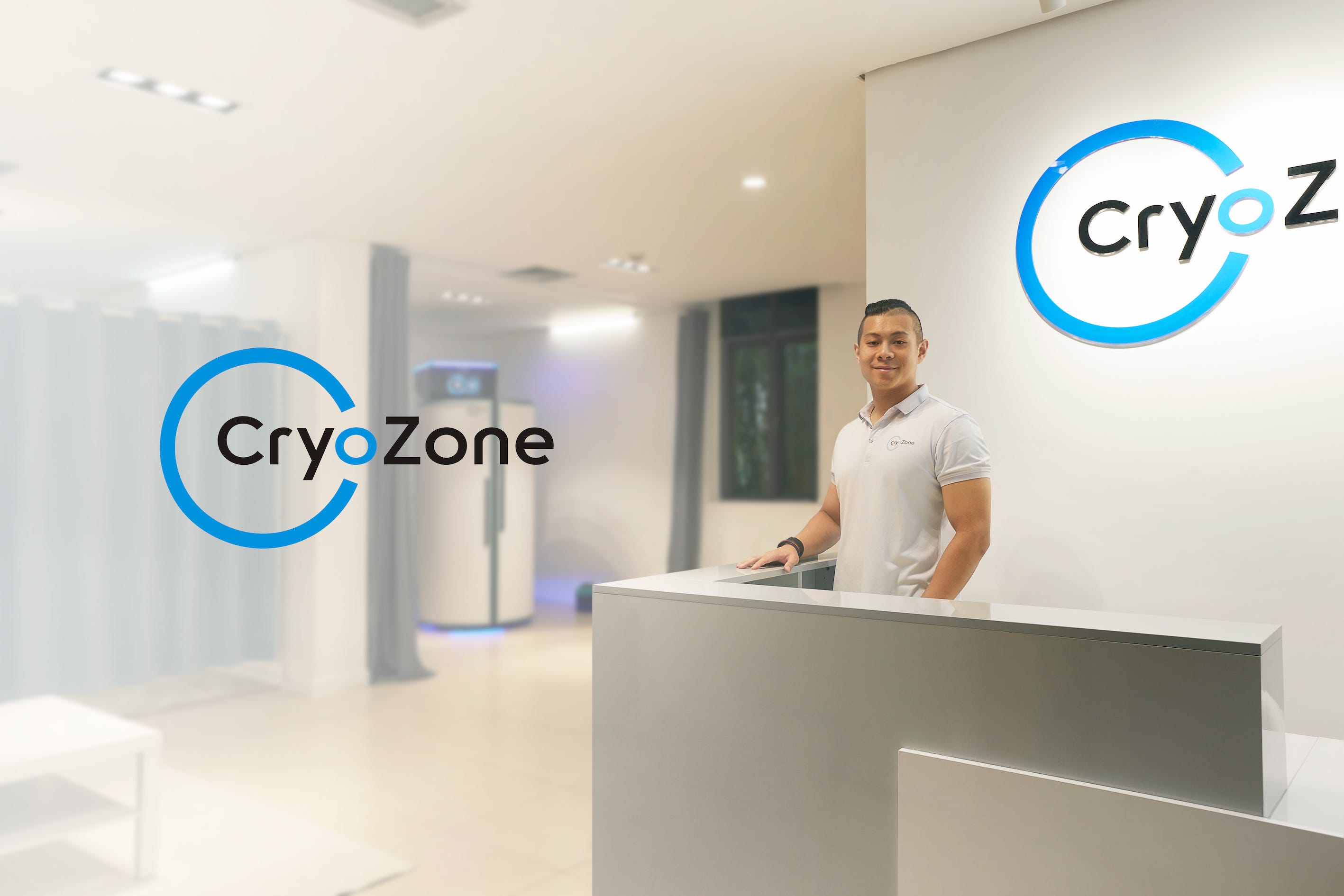 Christopher Zhang owns a Cryozone in Shanghai and Shenzhen.