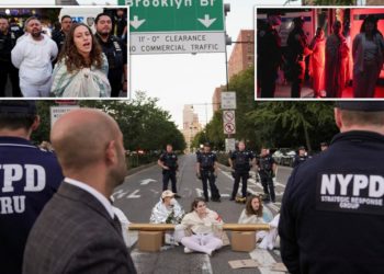 Nearly 60 ‘Rabbis for Ceasefire’ protesters arrested during Yom Kippur event after blocking traffic to Brooklyn Bridge