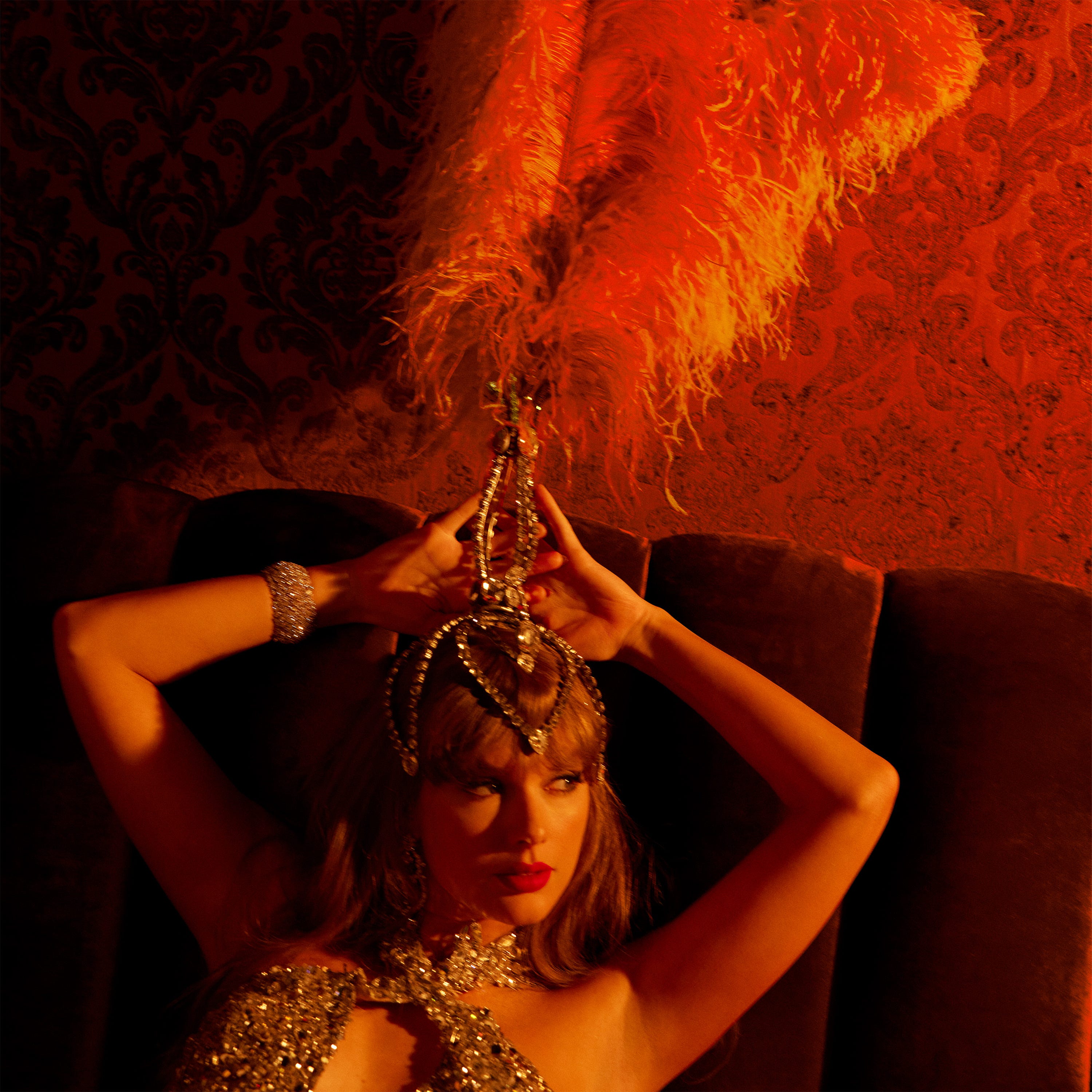 Taylor Swift on the back cover of 