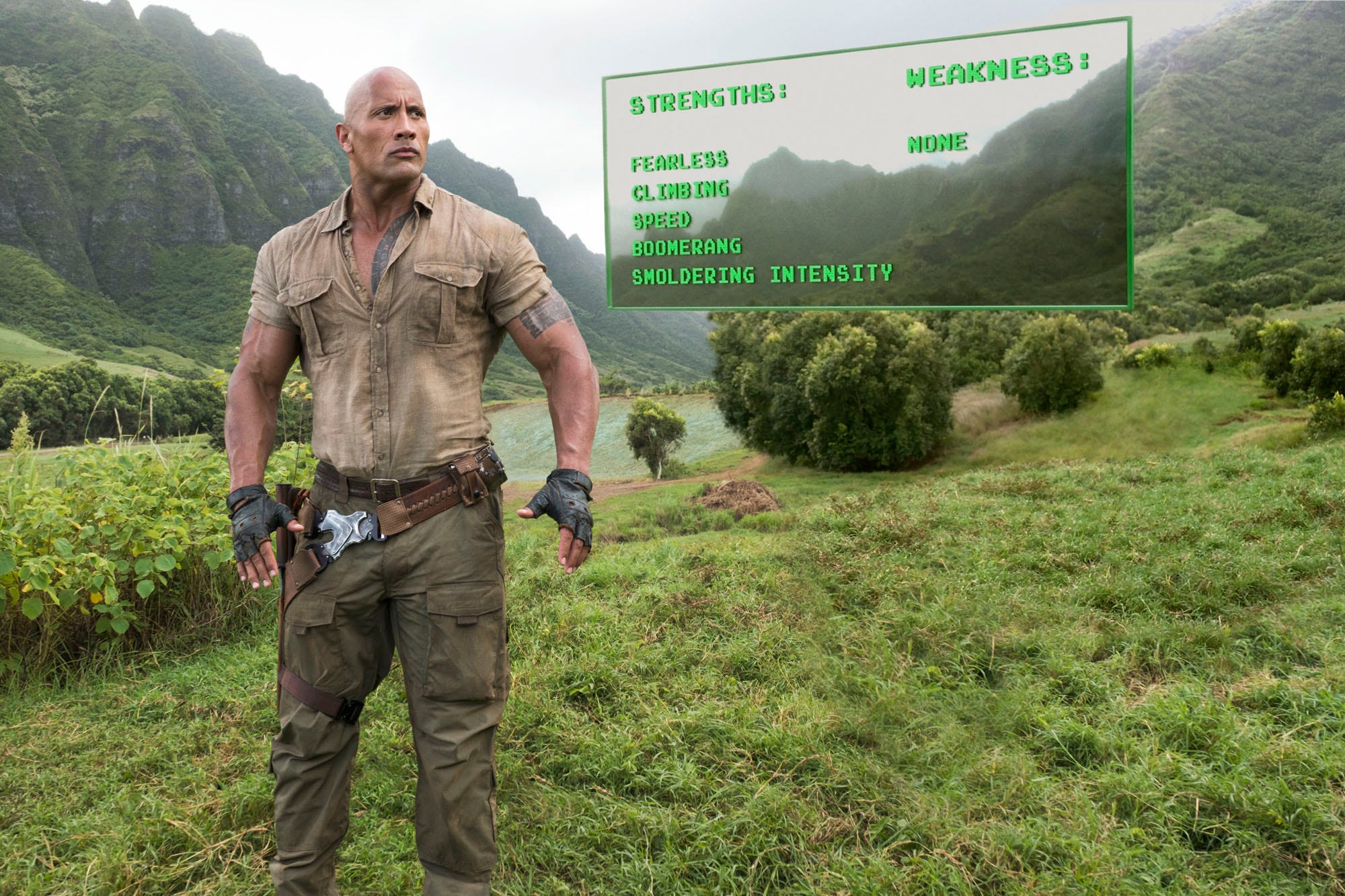 The Rock Jumanji Welcome to the Jungle reboot