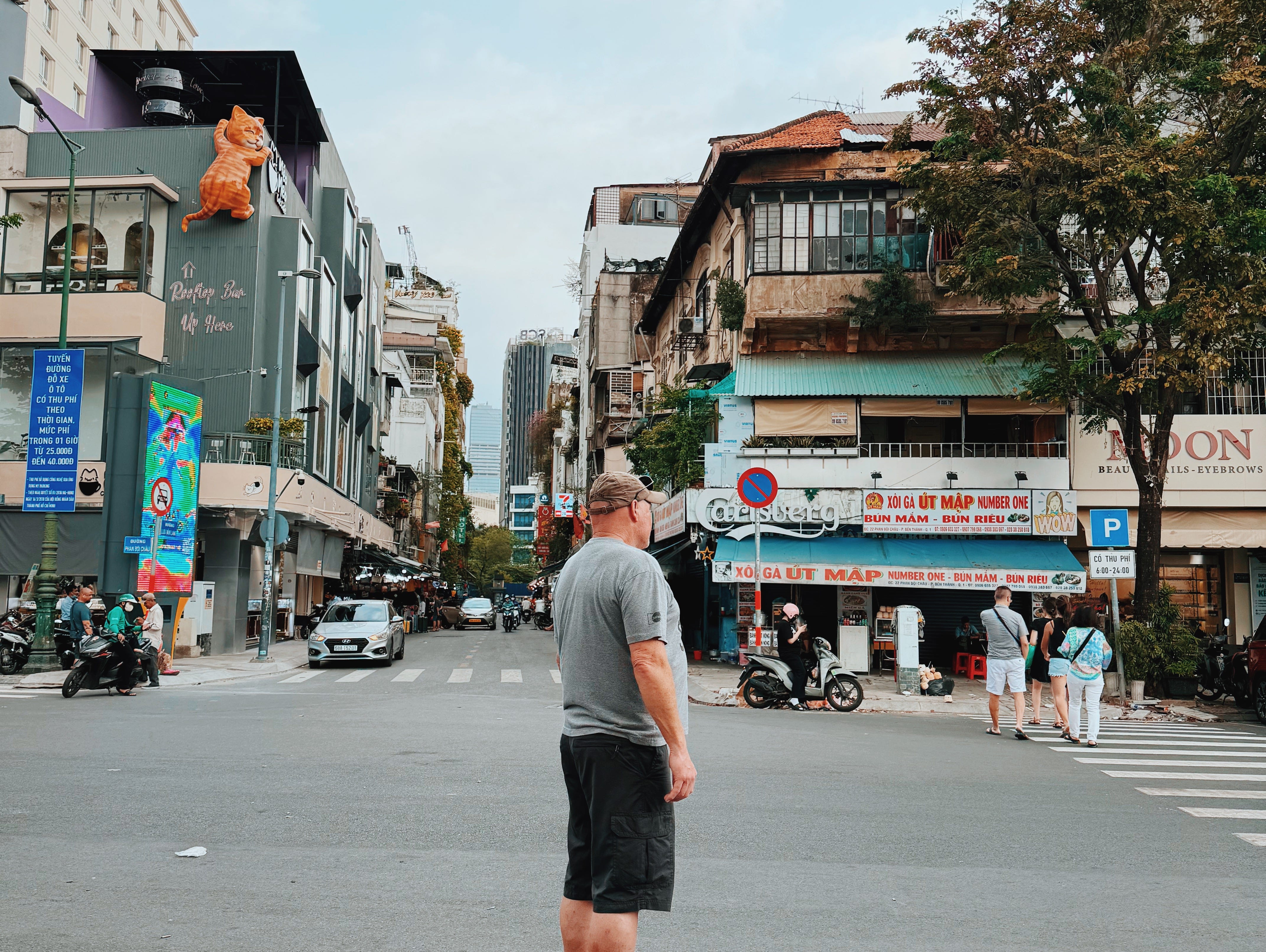 Man standing in Vietnam