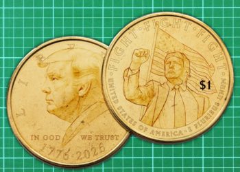 Bessent Unveils Illegal Plan to Put Trump’s Face on U.S. Coins