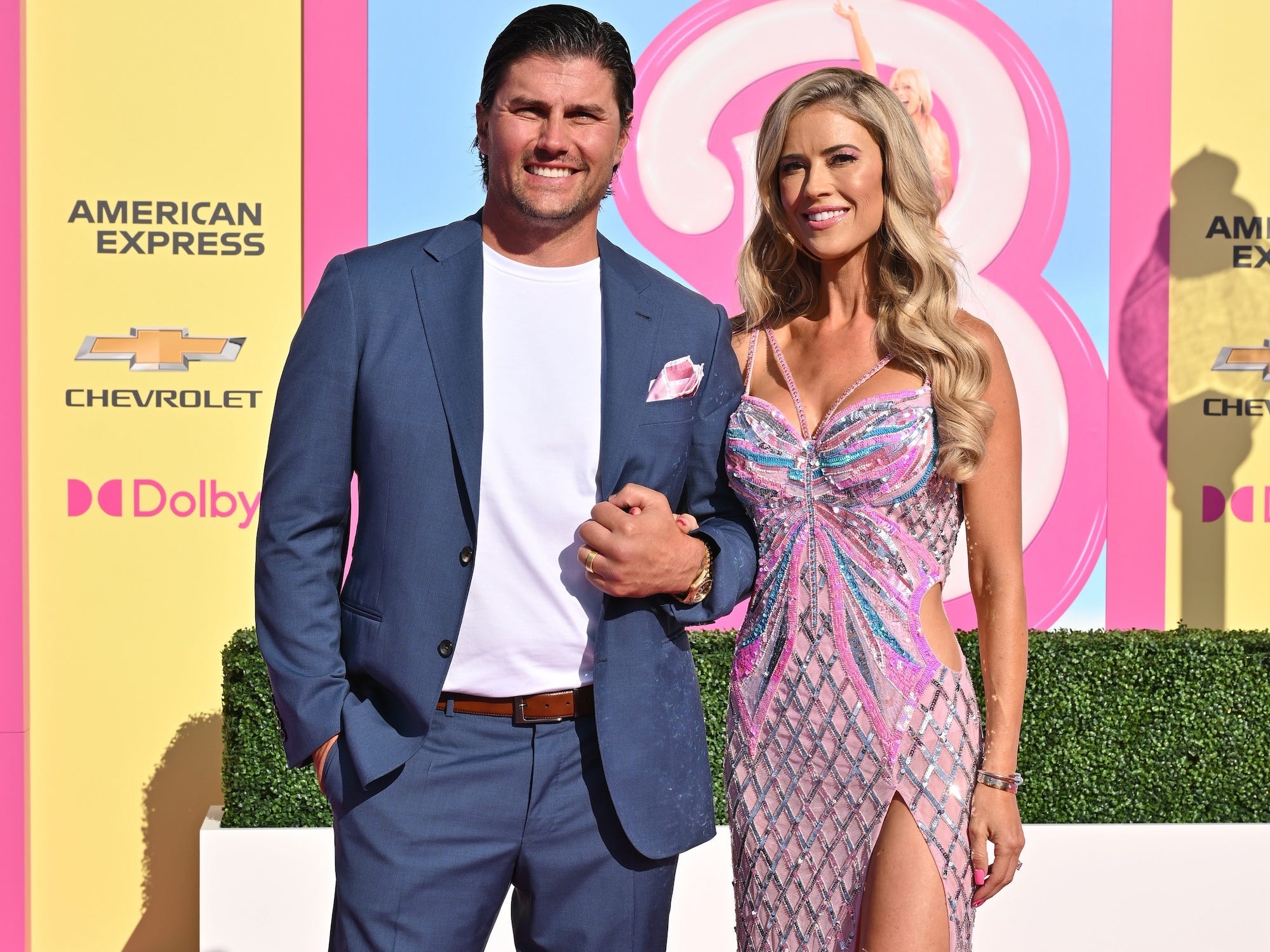 Josh and Christina Hall in July 2023.