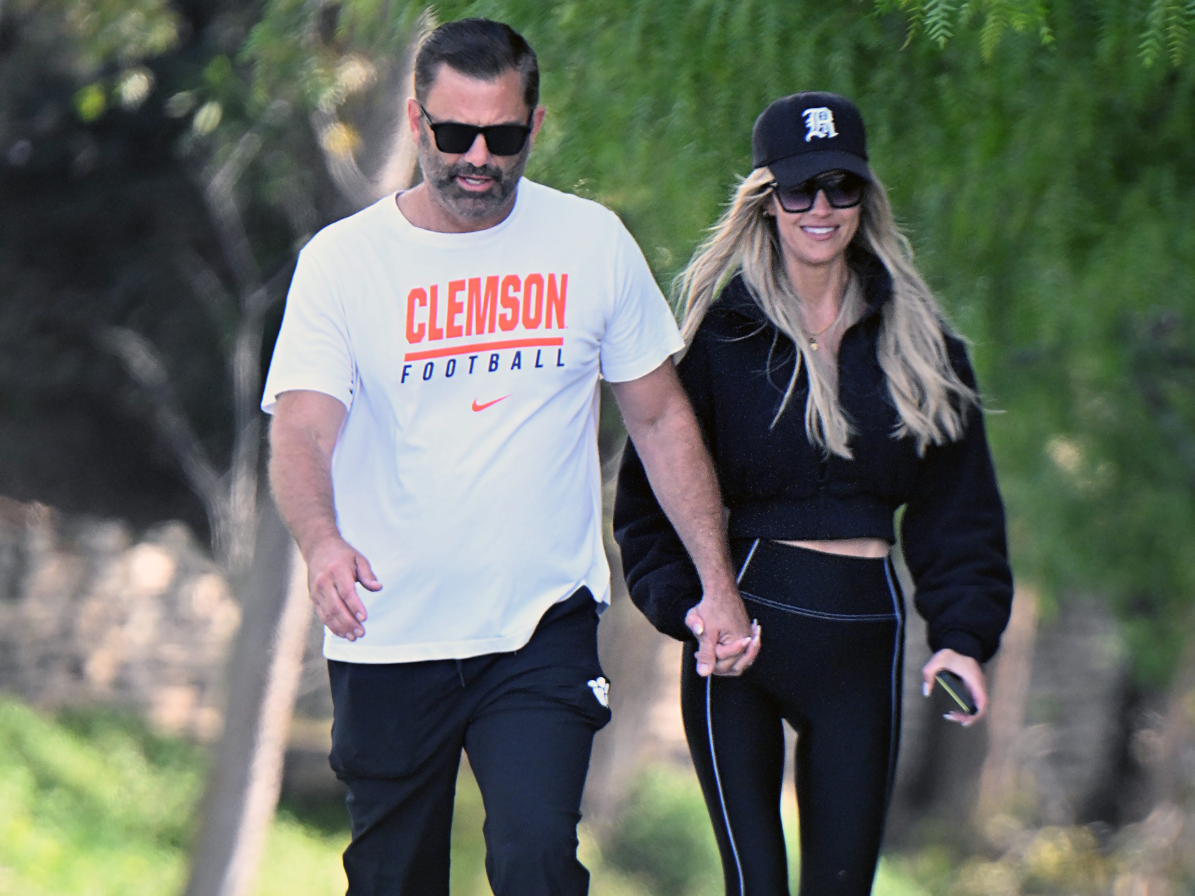 Christopher Larocca and Christina Haack in Newport Beach, California, in March 2025.