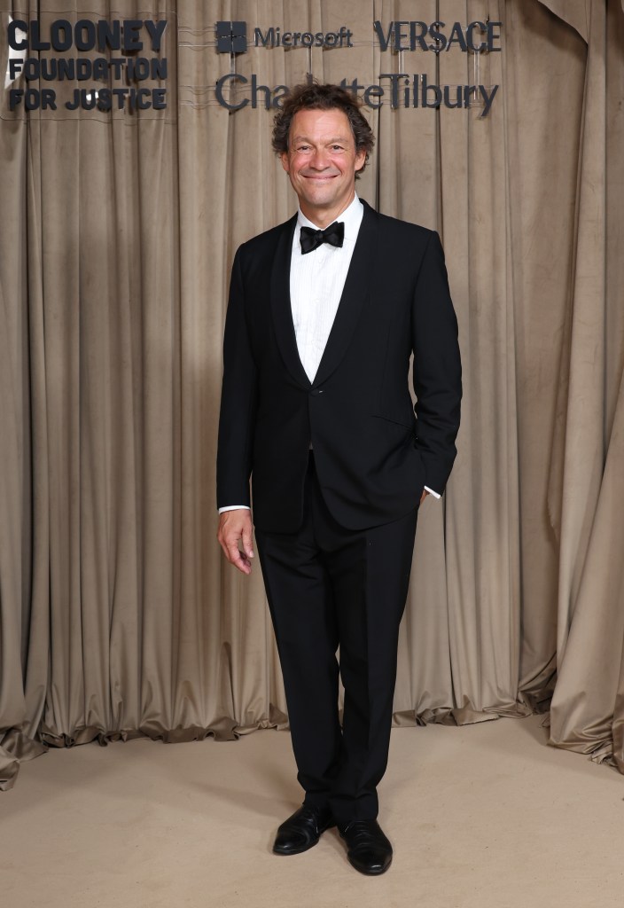 Dominic West attends the Clooney Foundation For Justice's Albie Awards in London