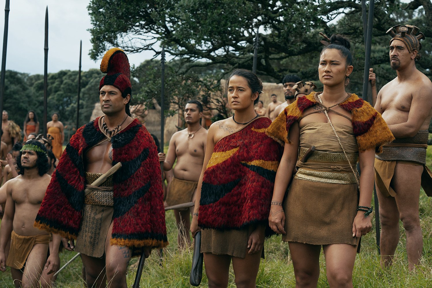 Te Kohe Tuhaka, Mainei Kinimaka, and Te Ao o Hinepehinga in Chief of War.
