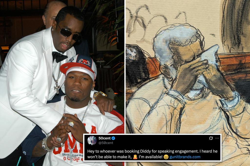 50 Cent trolls longtime rival Sean ‘Diddy’ Combs with brutal post-sentencing offer