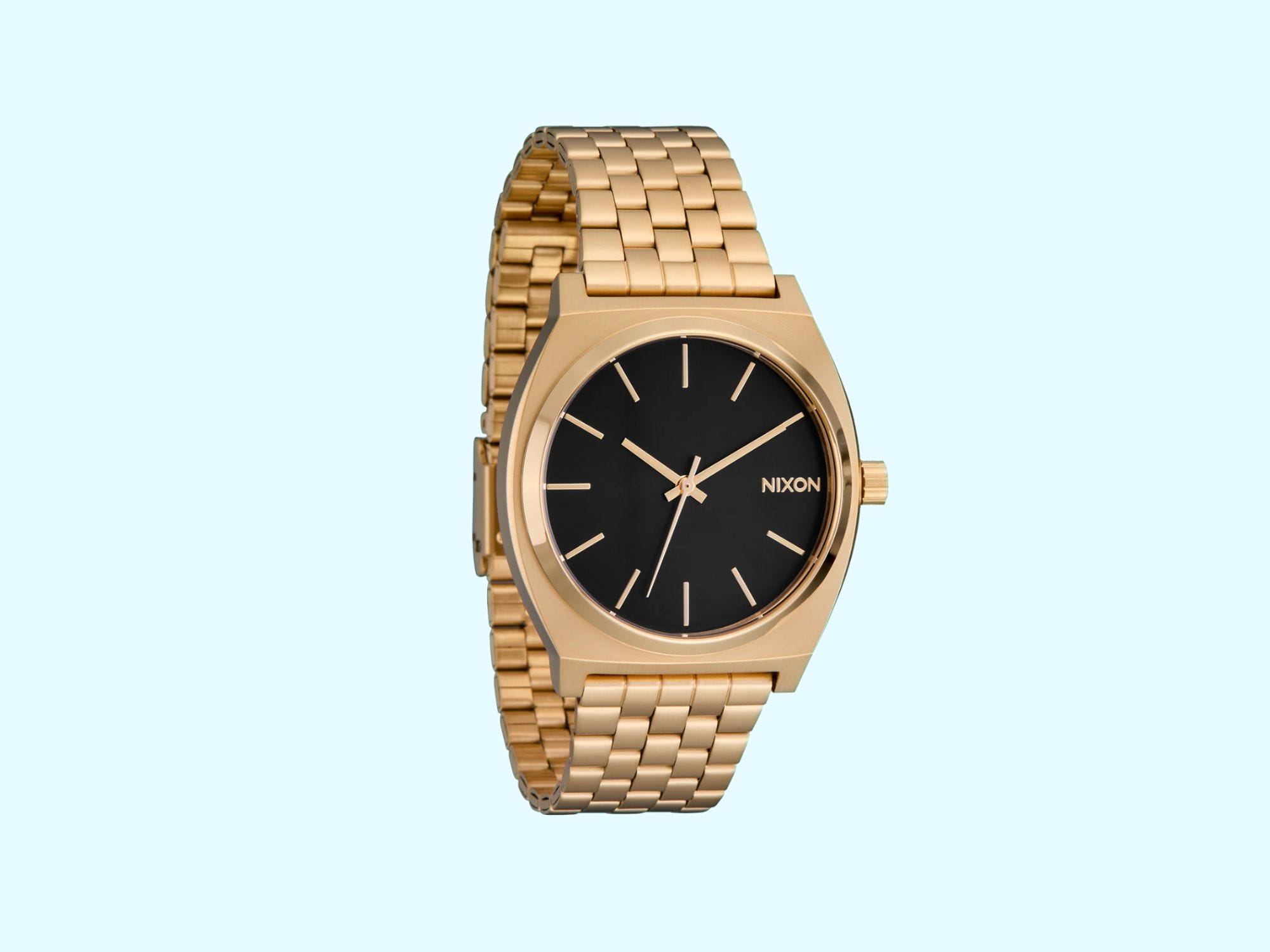 The Time Teller watch in gold from Nixon.