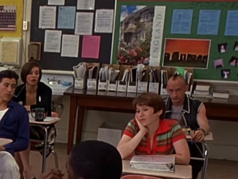 england sign in mr mitchell's room