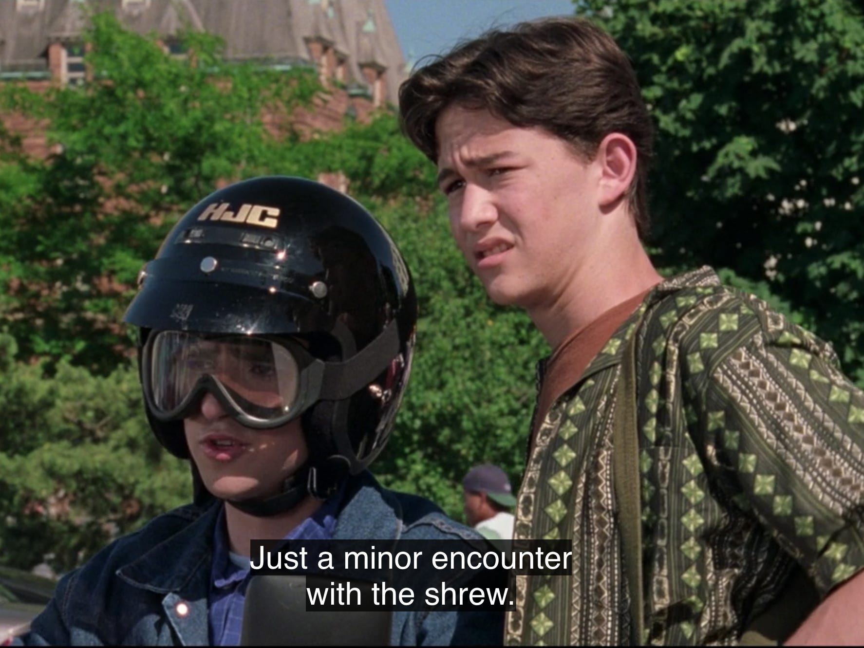 just a minor encounter with the shrew