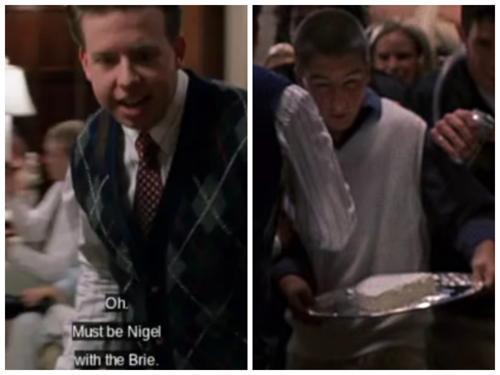 nigel with the brie