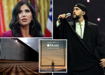 NFL officials won’t be ‘able to sleep at night’ after picking Bad Bunny for Super Bowl halftime show, DHS chief Kristi Noem says