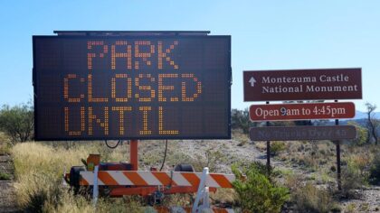 National monument in Arizona turns away tourists after federal government shutdown