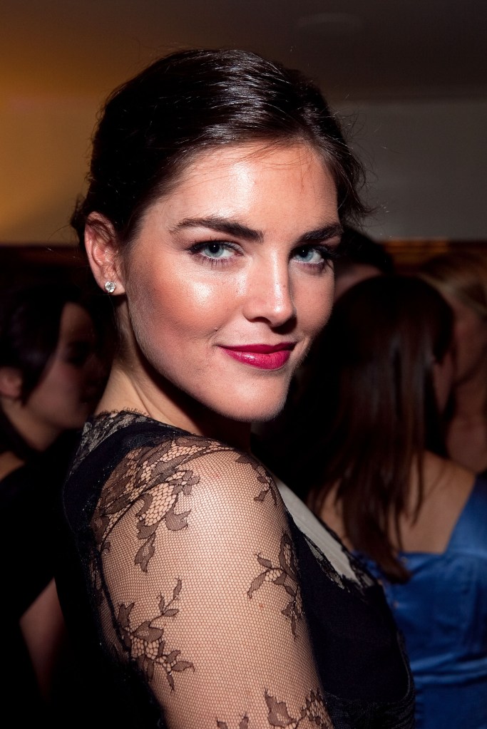 Supermodel Hilary Rhoda at the Capitol File Holiday Party.