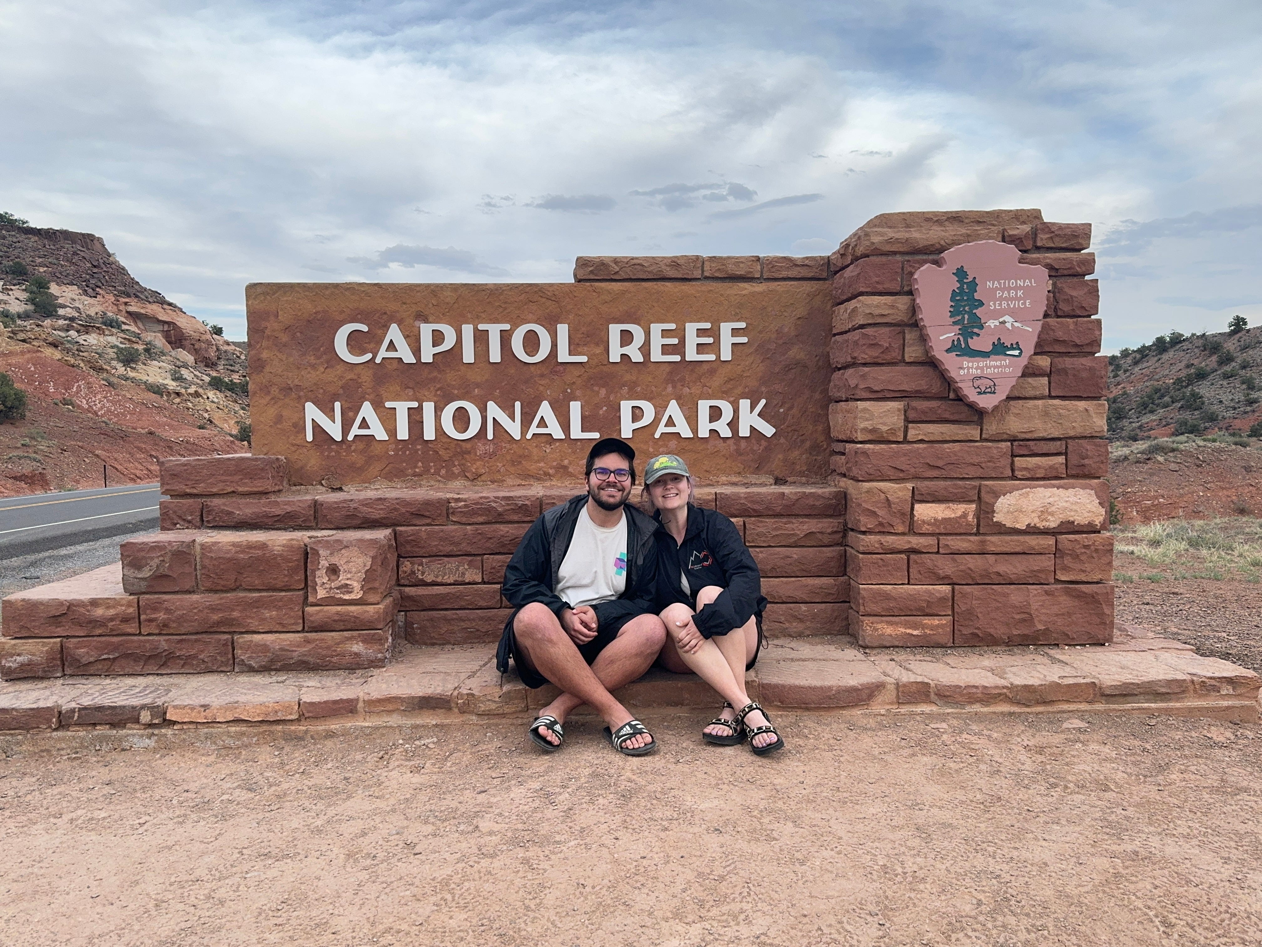 Couple at Capitol Reef National Park