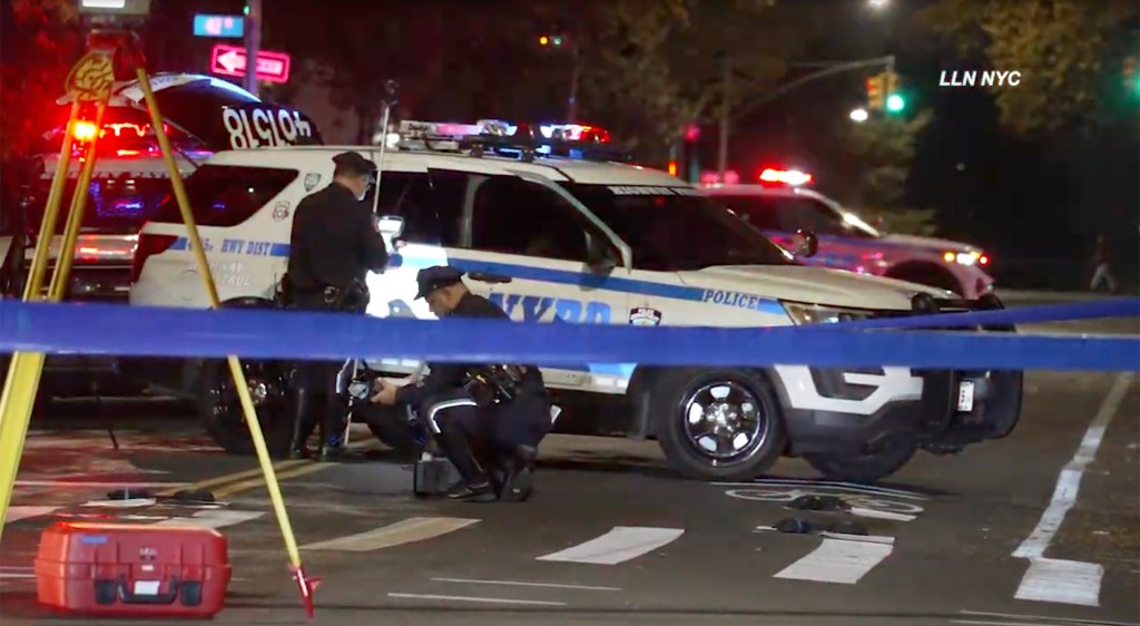 Police investigate the hit and run that killed Judith Byron.