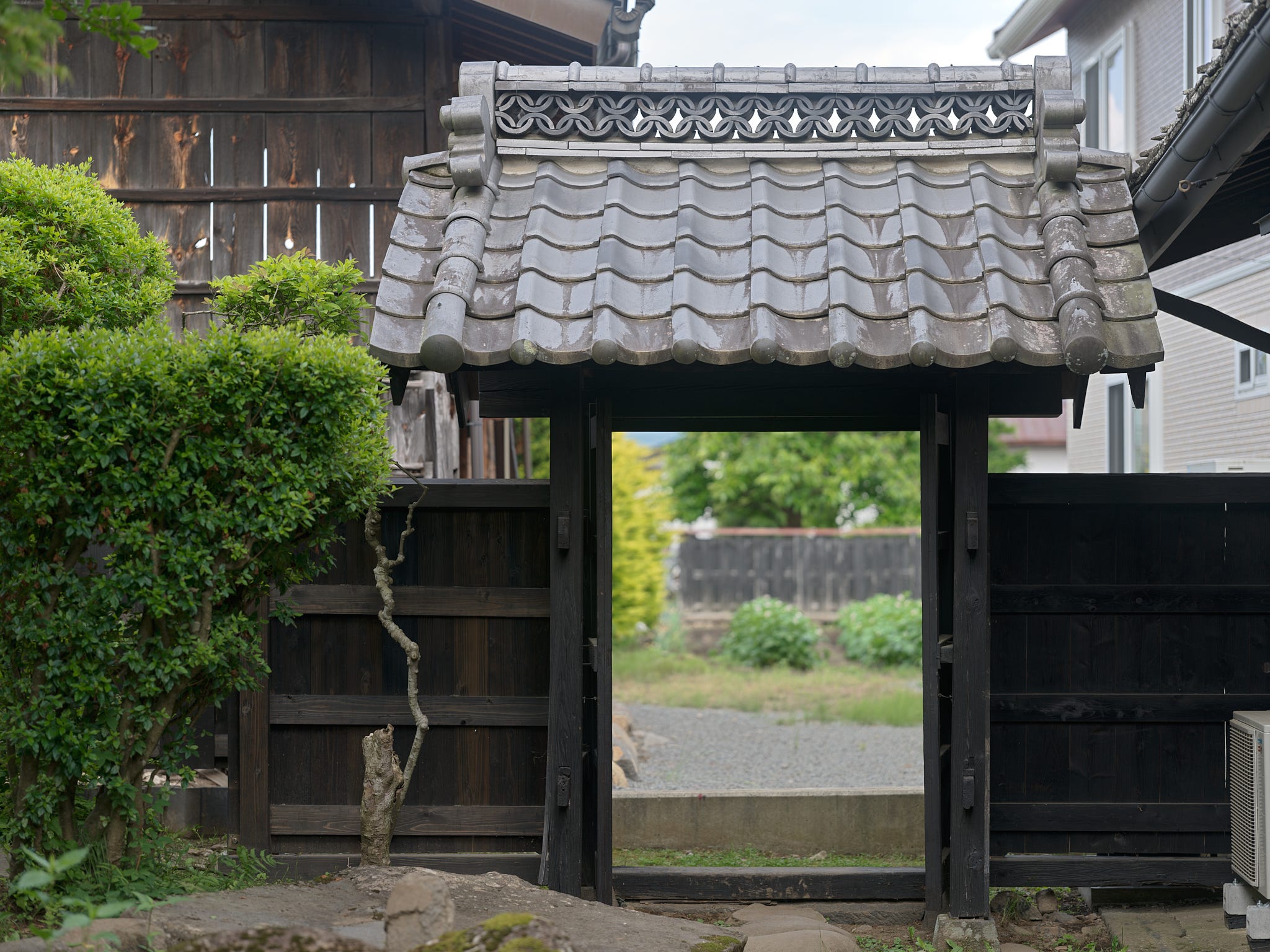 One of the gates of the house