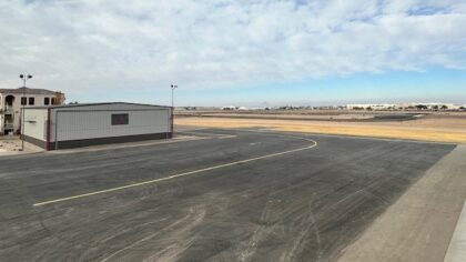 Falcon Field Airport in ramp completes reconstruction of Anzio Ramp
