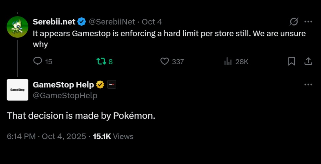 GameStop Blames the Pokémon Company for Shiny Koraidon and Miraidon Codes