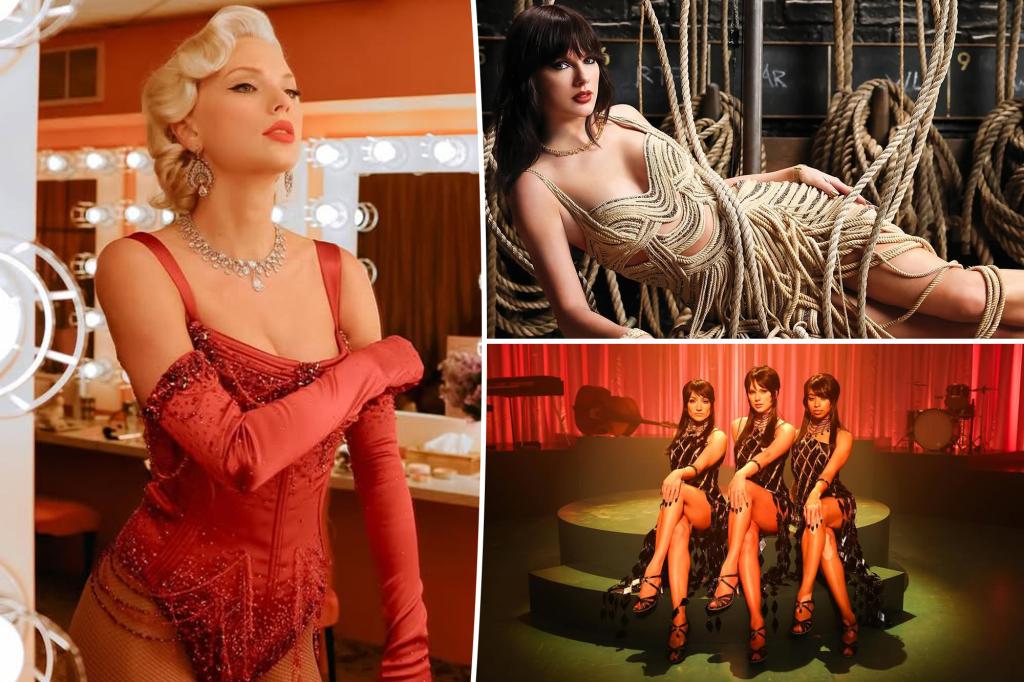 All of Taylor Swift’s ‘The Fate of Ophelia’ music video looks, from custom Versace to vintage Bob Mackie