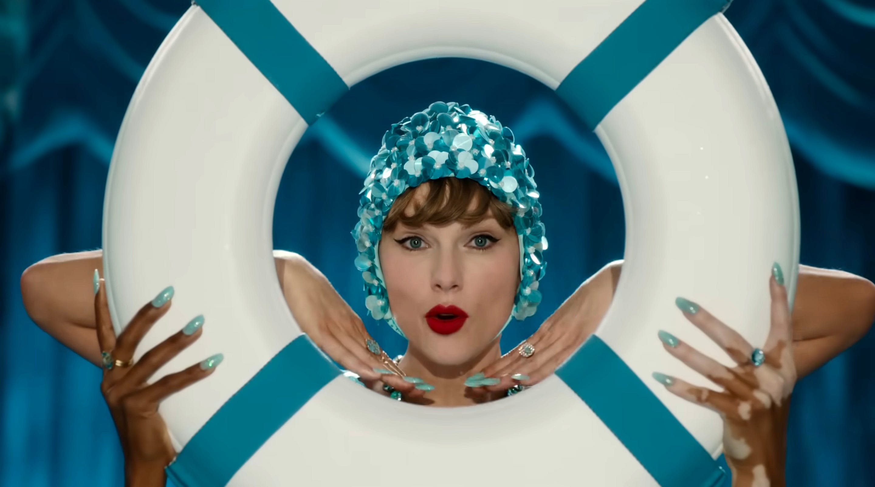 Taylor Swift in the music video for 